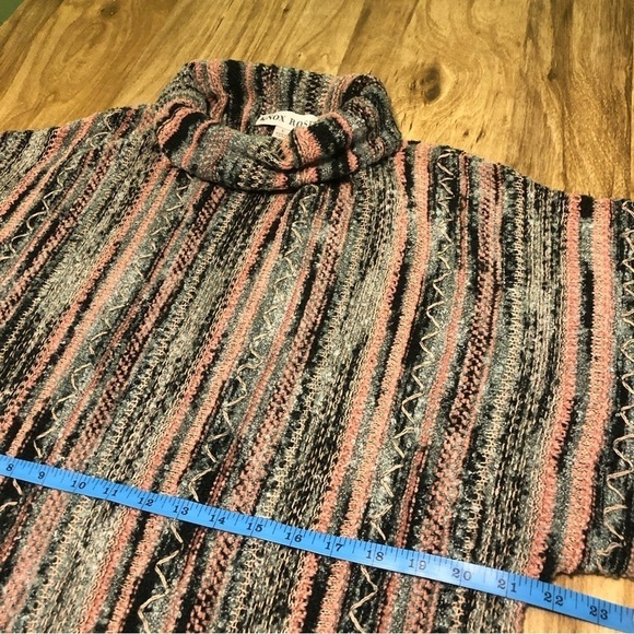 Knox Rose Coogi Style Cowl Neck Pullover Sweater Womens Size Large Soft Cozy - Picture 5 of 7